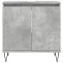 Concrete gray engineered wood bathroom cabinet 58x33x60 cm by vidaXL, bathroom vanities - Ref: Foro24-831584, Price: 52,20 €,...