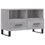 Engineered wood TV stand in Sonoma gray, 80x36x50 cm by vidaXL, TV Furniture - Ref: Foro24-829002, Price: 50,80 €, Discount: %