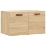 Wandschrank aus Sonoma-Eichenholzwerkstoff, 60 x 36,5 x 35 cm von vidaXL, Schließfächer und Lagerschränke - Ref: Foro24-82999...