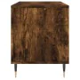 Smoked oak plywood disc cabinet 100x38x48 cm by vidaXL, CD and DVD storage - Ref: Foro24-831745, Price: 73,82 €, Discount: %