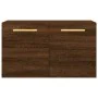 Oak brown engineered wood wall cabinet 60x36.5x35 cm by vidaXL, Lockers and storage cabinets - Ref: Foro24-830011, Price: 39,...