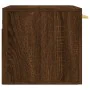 Oak brown engineered wood wall cabinet 60x36.5x35 cm by vidaXL, Lockers and storage cabinets - Ref: Foro24-830011, Price: 39,...