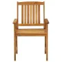 Garden chairs 2 units solid acacia wood and cushions by vidaXL, Garden chairs - Ref: Foro24-3061169, Price: 145,73 €, Discoun...