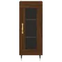 Oak brown engineered wood sideboard 34.5x34x90 cm by vidaXL, Sideboards - Ref: Foro24-828779, Price: 58,77 €, Discount: %