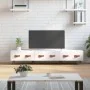 Engineered wood TV stand in white, 150x36x30 cm by vidaXL, TV Furniture - Ref: Foro24-829124, Price: 87,41 €, Discount: %