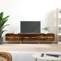 Engineered wood TV stand in smoked oak, 150x36x30 cm by vidaXL, TV Furniture - Ref: Foro24-829145, Price: 61,60 €, Discount: %