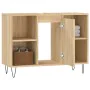 Badmöbel aus Holzwerkstoff Sonoma Eiche 80x33x60 cm von vidaXL, Badezimmerwaschtische - Ref: Foro24-831631, Preis: 57,85 €, R...