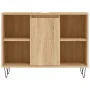 Badmöbel aus Holzwerkstoff Sonoma Eiche 80x33x60 cm von vidaXL, Badezimmerwaschtische - Ref: Foro24-831631, Preis: 57,85 €, R...