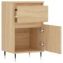 Aparadores 2 uds madera de ingeniería roble Sonoma 40x35x70 cm de vidaXL, Aparadores - Ref: Foro24-831139, Precio: 62,59 €, D...