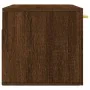 Oak brown engineered wood wall cabinet 80x36.5x35 cm by vidaXL, Lockers and storage cabinets - Ref: Foro24-830067, Price: 53,...