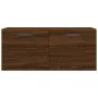 Oak brown engineered wood wall cabinet 80x36.5x35 cm by vidaXL, Lockers and storage cabinets - Ref: Foro24-830091, Price: 49,...