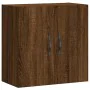 Oak brown engineered wood wall cabinet 60x31x60 cm by vidaXL, Lockers and storage cabinets - Ref: Foro24-829963, Price: 44,19...