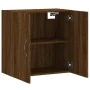 Oak brown engineered wood wall cabinet 60x31x60 cm by vidaXL, Lockers and storage cabinets - Ref: Foro24-829963, Price: 44,19...