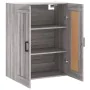 Sonoma grauer Wandschrank aus Holzwerkstoff, 69,5 x 34 x 90 cm von vidaXL, Sideboards - Ref: Foro24-830386, Preis: 67,69 €, R...