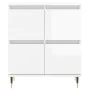 Sideboard aus glänzendem weißem Sperrholz 60x35x70 cm von vidaXL, Sideboards - Ref: Foro24-831206, Preis: 70,03 €, Rabatt: %