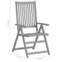 Reclining garden chairs 4 pcs solid acacia wood cushions by vidaXL, Garden chairs - Ref: Foro24-3065391, Price: 272,15 €, Dis...