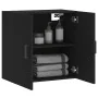 Black engineered wood wall cabinet 60x31x60 cm by vidaXL, Lockers and storage cabinets - Ref: Foro24-829965, Price: 53,54 €, ...