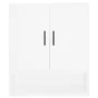 White engineered wood wall cabinet 60x31x70 cm by vidaXL, Lockers and storage cabinets - Ref: Foro24-829924, Price: 62,99 €, ...