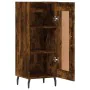 Smoked oak engineered wood sideboard 34.5x34x90 cm by vidaXL, Sideboards - Ref: Foro24-830465, Price: 63,15 €, Discount: %