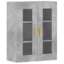 Wall cabinets 2 pcs concrete gray engineered wood by vidaXL, Sideboards - Ref: Foro24-3197900, Price: 150,61 €, Discount: %