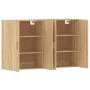 Wandschränke 2 Stk. Holzwerkstoff Sonoma Eiche von vidaXL, Sideboards - Ref: Foro24-3197875, Preis: 183,85 €, Rabatt: %