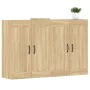 Wall cabinets 2 units engineered wood Sonoma oak by vidaXL, Sideboards - Ref: Foro24-3197987, Price: 146,51 €, Discount: %