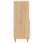 Aparador madera contrachapada color roble Sonoma 34,5x34x90 cm de vidaXL, Aparadores - Ref: Foro24-828647, Precio: 59,91 €, D...