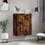 Smoked oak engineered wood wall cabinet 69.5x34x90 cm by vidaXL, Sideboards - Ref: Foro24-830377, Price: 53,77 €, Discount: %