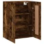 Smoked oak engineered wood wall cabinet 69.5x34x90 cm by vidaXL, Sideboards - Ref: Foro24-830377, Price: 53,77 €, Discount: %