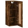 Wandschrank aus geräuchertem Eichenholzwerkstoff, 34,5 x 34 x 90 cm von vidaXL, Sideboards - Ref: Foro24-830521, Preis: 46,57...