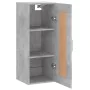 Engineered wood gray concrete wall cabinet 34.5x34x90 cm by vidaXL, Sideboards - Ref: Foro24-830512, Price: 39,46 €, Discount: %