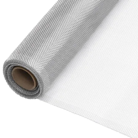 Silver aluminum mosquito net 60x2000 cm by vidaXL, fence panels - Ref: Foro24-150847, Price: 44,48 €, Discount: %