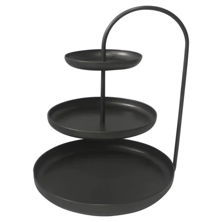 Lesli Living 3-tier Etagiere Julie black 41x29.5x55 cm by Lesli Living, Decorative trays - Ref: Foro24-441285, Price: 116,86 ...