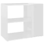 Auxiliary plywood white gloss cabinet 60x30x50 cm by vidaXL, Sideboards - Ref: Foro24-806307, Price: 50,66 €, Discount: %