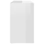 Auxiliary plywood white gloss cabinet 60x30x50 cm by vidaXL, Sideboards - Ref: Foro24-806307, Price: 50,66 €, Discount: %