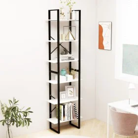 Solid white pine wood shelf 60x30x210 cm by vidaXL, Bookcases and shelves - Ref: Foro24-806523, Price: 95,12 €, Discount: %