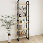 High solid pine wood shelf 80x30x210 cm by vidaXL, Bookcases and shelves - Ref: Foro24-806542, Price: 118,56 €, Discount: %