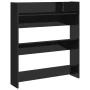 Wall shoe racks 2 pcs glossy black plywood 80x18x90 cm by vidaXL, Shoe racks and shoe organizers - Ref: Foro24-806792, Price:...