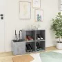 Concrete gray plywood hallway shoe rack 105x35.5x70cm by vidaXL, Shoe racks and shoe organizers - Ref: Foro24-808255, Price: ...