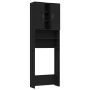 Black washing machine cabinet 64x25.5x190 cm by vidaXL, Accessories for washing machines and dryers - Ref: Foro24-808423, Pri...