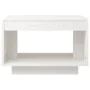 Solid white pine wood coffee table 50x50x33.5 cm by vidaXL, Coffee table - Ref: Foro24-808504, Price: 52,93 €, Discount: %