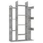 Concrete gray plywood bookcase 86x25.5x140 cm by vidaXL, Bookcases and shelves - Ref: Foro24-808904, Price: 79,17 €, Discount: %