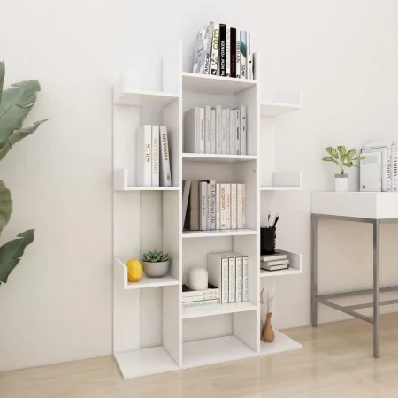 White plywood bookcase shelf 86x25.5x140 cm by vidaXL, Bookcases and shelves - Ref: Foro24-808900, Price: 85,70 €, Discount: %