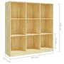 Pine wood shelf/divider for spaces 104x33.5x110 cm by vidaXL, Bookcases and shelves - Ref: Foro24-809972, Price: 102,83 €, Di...