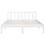 Solid white pine wood bed frame 120x190 cm by vidaXL, Beds and slatted bases - Ref: Foro24-810053, Price: 110,24 €, Discount: %