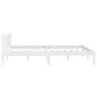 Solid white pine wood bed frame 120x190 cm by vidaXL, Beds and slatted bases - Ref: Foro24-810053, Price: 110,24 €, Discount: %