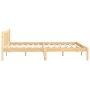 Estructura de cama madera maciza de pino 120x190 cm de vidaXL, Camas y somieres - Ref: Foro24-810052, Precio: 82,49 €, Descue...