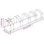 Bicycle rack for 5 galvanized steel bicycles by vidaXL, Bases and supports for storing bicycles - Ref: Foro24-154420, Price: ...