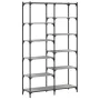 Sonoma gray engineered iron and wood shelving 100x32x170 cm by vidaXL, Bookcases and shelves - Ref: Foro24-832791, Price: 100...