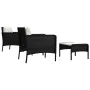 5-piece garden furniture set and black synthetic rattan cushions by vidaXL, Garden sets - Ref: Foro24-319681, Price: 258,30 €...